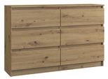 Cassettiera A Cassetti Larga Taavi - Rovere Artisan