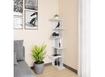 Vicco Scaffale Angolare Tera, 37 X 140.1 Cm, Bianco