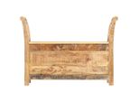 Syfax™ Panca Per Ingresso 103X33X72 Cm In Legno Massello Di Mango