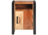Vidaxl Comodino 40X35X55 Cm In Legno Massiccio Di Acacia