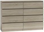 Cassettiera Larga Con Cassetti Taavi - Rovere Sonoma