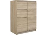 Cassettiera Combinata Stretta Elbe - Rovere Sonoma