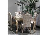 Sala Da Pranzo Set Da Pranzo Sala Da Pranzo Tavolo Sedie Beige Set Legno 5 Pezzi