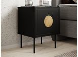 Set Di 2 Comodini Vanilia - Rovere Kraft / Nero Opaco