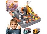 Malplay Parcheggio Multipiano Garage Auto Giocattolo Giocattolo Manuale Per Bambini Pista Automobilistica 27X26X20Cm