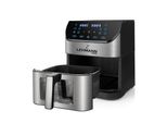 Friggitrice Ad Aria Calda Lehmann Xxl 8L Con Finestra Di Visualizzazione, Friggitrice Ad Aria Da 1800 W Con 10 Programmi E Controllo Della Temperatura, Timer, Cibo Sano Senza Olio