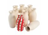 Colorare - Decorare Il Proprio Vaso Di Ceramica, Set Di 12 Pezzi