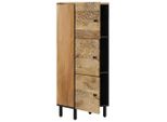 Vidaxl Credenza 40X33X110 Cm In Legno Massiccio Di Mango