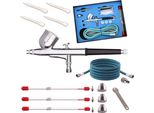 Set Per Aerografo Con 4 Ugelli E Tubo Flessibile Tc Technic BD-130K