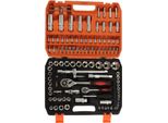 108 Pezzi Strumenti Di Riparazione Meccanica Kit Di Assortimento Di Bussole A Impatto Cricchetto E Chiavi Esagonali Bit Di Cacciavite