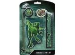 Set Di Scrittura Jurassic World - Set Di 5 Pezzi Per Bambini Creativi