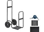 Carrello Per Legna Da Ardere, In Acciaio Per Impieghi Gravosi, Capacità Di Carico Di 250 Libbre , FC1359 W.C Syt