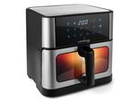 Friggitrice Ad Aria Calda Lehmann, Airfryer 1800 W, Capacità 10L, 80°-200°, 12 Programmi, Con Finestra Di Visualizzazione - Cottura E Frittura Senza Grassi
