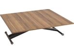 Tavolo Da Pranzo Tavolo Da Caffè Tavolo Allungabile In Legno Marrone Tavolo Da Caffè 120 Cm