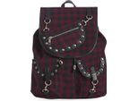 Zaino Alternativo Banned - Yamy Tartan Burgunder