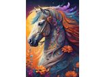 Bluebird Puzzle Cavallo Floreale - 1000 Teile Bunt