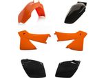 Kit Carene 6 Pezzi Acerbis Modello 2002 Arancio/Nero Per Ktm