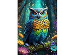 Alipson Puzzle Gufo Blu - 500 Pezzi - Giocattolo Colorato