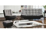 Sgabello Relax Design Divano Salotto Set Divano 3+1 Posti Zona Giorno Nuovo
