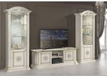 Soggiorno Vetrina Rtv Credenza Cassettiera Tv Gruppo Armadio Xxl Set 3 Pezzi.