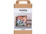 Creativ Company Set Di Modellazione Fiori Colori Pastello Silk Clay Opere D'arte 3D