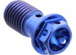 Bullone PRO-BOLT Banjo Singolo M10X1,25 Titanio Racing Blu