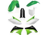 Kit Carene 9 Pezzi Acerbis Modello 2010 Verde/Bianco Per Kawasaki Kx 450 F