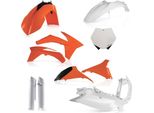 Kit Carene 10 Pezzi Acerbis Modello 2012 Arancio/Bianco Per Ktm