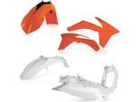 Kit Carene 5 Pezzi Acerbis Modello 2012 Arancio/Bianco Per Ktm