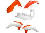 Kit Carene 5 Pezzi Acerbis Modello 2016 Arancio/Bianco Per Ktm