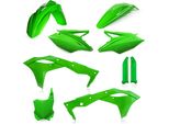 Kit Carene 9 Pezzi Acerbis Verde Per Kawasaki Kx 250 F