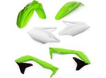 Kit Carene 6 Pezzi Acerbis Verde/Bianco Per Kawasaki Kx 450 F