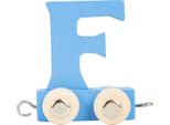 Small Foot - Treno Di Lettere In Legno Blu - F - 12 Pezzi