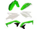 Kit Carene 6 Pezzi Acerbis Verde/Bianco Per Kawasaki Kxf 450 - Usa