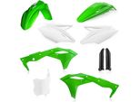 Kit Carene 9 Pezzi Acerbis Modello 2019 Verde/Bianco Per Kawasaki