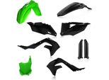 Kit Carene 9 Pezzi Acerbis Nero/Verde Per Kawasaki