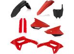 Kit Carene 9 Pezzi Acerbis Nero/Rosso Per Honda Crf Rx