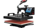 Tolletour 8 In 1 38X30Cm Transfer Press Pressa Termica 1400W T-Shirt Press Pressa Termica Stampa Tessile