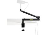 Shure SH-BROADCAST2 - Low-Profile Arm Microphone Holder For Desk Mounting