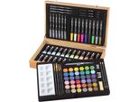 Lussuosa Valigetta In Legno Per Disegnatori Della Creative Craft Group – 92 Pezzi