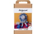 Set Creativo Amigurumi, Leone, Blu Navy, Grigio Chiaro
