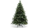 Xms-Trees Albero Di Natale Artificiale Whistler H180 X Ø124 Cm - Incl. Led - Modello Realistico/Verde Abete - Ignifugo