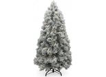 Xms-Trees Albero Di Natale Artificiale Fairbanks H180 X Ø94 Cm - Incl. Led - Con Rami Innevati - Ritardante Di Fiamma