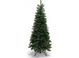 Xms-Trees Albero Di Natale Artificiale Banff H180 X Ø81 Cm - Modello Sottile - Ritardante Di Fiamma