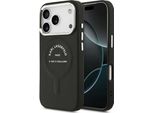 Custodia Karl Lagerfeld Per Iphone 17 Pro Max Compatibile Con Magsafe KLHMP17XPSKRSGEK (Pu Con Logo Karl Rsg) Nero