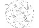 Disco Freno Polini D.180 Per Aprilia/Derbi/Gilera