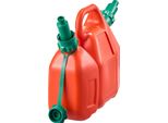 Tanica Di Carburante Succebuy, Serbatoio Da 6 L Con Beccuccio E Serbatoio Dell'olio Aggiuntivo Da 1,9 L, Portata Massima Di 5,5 L/Min, Serbatoio Del Fluido Adatto Ad Auto, Moto, Atv E Utv