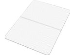 Tappetino Di Protezione Per Sedie Succebuy (1225 X 915 Mm) - Tappetino Antiscivolo In Pvc Trasparente Con Borchie Per Pavimenti In Moquette, Ideale Per Far Scorrere Senza Problemi Le Sedie Da Ufficio Nell'ufficio Di Casa (Rettangolare)