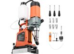 Succebuy Carotatrice Magnetica 1400 W Con Diametro Di Foratura 50 Mm, Funzionamento Reversibile, Incluse 6 Carotatrici Per Superfici Metalliche, Carotatrice Elettrica Per Applicazioni Industriali E Artigianali In Arancione