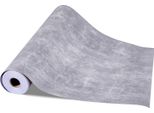 Succebuy Carta Da Parati Autoadesiva, 45 Cm X 15 M, Pellicola Murale In Stile Industriale, Pellicola Per Mobili, Rotolo Di Pellicola Decorativa Per Camera Da Letto, Cucina, Ufficio E Bagno, Grigio Scuro